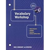 vocabulary workshop elements of language grade 9 3rd course