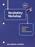 Vocabulary Workshop: Third Course (Elements of Language)