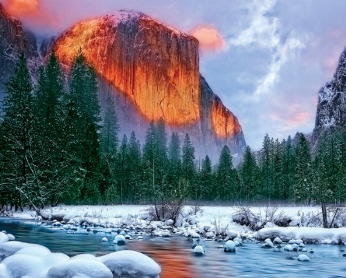 Springbok Puzzles - Majestic Mountain - 2000 Piece Jigsaw Puzzle - Large 34 Inches by 42.5 Inches Puzzle - Made in USA - Unique Cut Interlocking Pieces