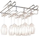 Produkt-Bild: Wenko 2748140100 Schrankeinbau Gl&auml;serhalter - f&uuml;r bis zu 12 Gl&auml;ser, 33.5 x 25 x 8 cm, Chrom
