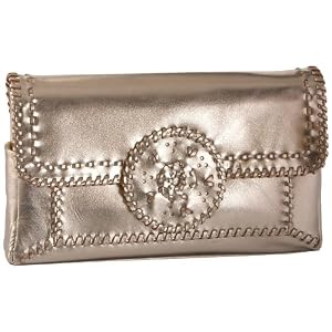 Jack Rogers Hamptons Metallic Clutch
