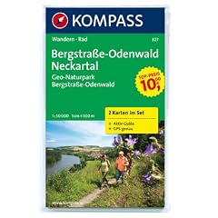 Bergstra�e - Odenwald - Neckartal 1 : 50 000: Wanderkarten-Set mit Aktiv Guide in der Schutzh�lle. GPS-genau