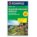 Bergstra�e - Odenwald - Neckartal 1 : 50 000: Wanderkarten-Set mit Aktiv Guide in der Schutzh�lle. GPS-genau