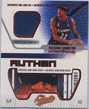 2002-03 Fleer Authentix Jersey Authentix #30 Richard Hamilton Washington Wizards(Piece of Authentic Game-Worn Jersey)