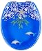 Mebasa MYBWCSL12 Abattant WC transprant décor poissons de myBath avec frein de chute