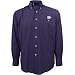 Antigua Kansas State Wildcats Purple Matrix Long Sleeve Dress Shirt