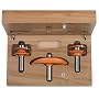CMT 800.512.11 3-Piece Standard Kitchen 1/2-Inch Router Bit Set