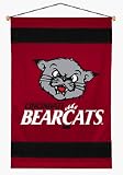 Cincinnati Bearcats 29.5 x 45 Coordinating NCAA Sidelines Collection Wall Hanging from Kentex