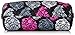 Vera Bradley Women's Cotton Large Zip Cosmetic Makeup Organizer Bag, Northern Lights, One Size