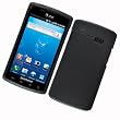 Samsung Captivate I897 (AT&T) Rubberized Slider Hard Protector Case, Black & Black