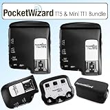 Pocket Wizard Bundle With 2 Flex Transceivers TT5 -801153, Mini TT1 Transmitter -801143, AC3 Zone Controller -804709 & G-Wiz Trunk Bag -804712 For Nikon DSLR Cameras