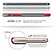 iPhone 6 Plus Case, Caseology [Sleek Armor Series] Slim Fitted Hard Exterior [Black / Red] [Metallic Shell] for Apple iPhone 6 Plus & iPhone 6S Plus