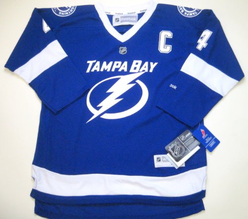 NHL Reebok Tampa Bay Lightning Vincent Lecavalier Youth L/XL Jersey Blue