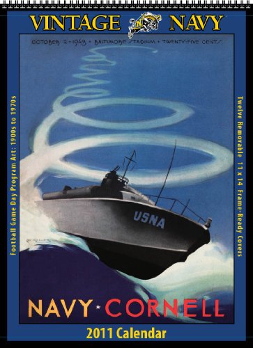 Navy Midshipmen 2011 Vintage Football Calendar