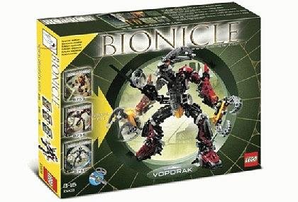 Lego Bionicle 10203 Voporak Special Edition, 3 in 1 Sets, 8755, 8756, 8761, 647 Pieces