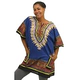 Traditional Print Unisex Dashiki Top