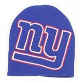 New York Giants Oversized Embroidered Logo Knit Beanie Hat