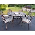 Mississippi 6-pc. Dining Set - Antique Bronze