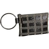 Whiting & Davis Plaid Mesh Wristlet