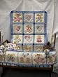Cozy Teddys and Bunnys Baby Blanket and Bumperpad Set