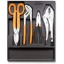 Beta 2424 T143 4 Snips and Pliers Assortment in Tray