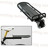 Outtag Retractable Aluminum Alloy Bike Mount Cycle Bicycle Rear Seat Post Rack (Cling-on easy install,max weight 22lb)
