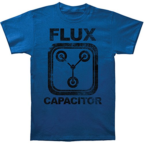 Back to the Future Flux Capacitor Turquoise Blue T-Shirt Tee