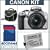 Canon EOS Rebel XS Digital SLR Camera / Lens Kit Silver with EF-S 18-55mm f/3.5-5.6 IS Lens, 4 GB SD Memory Card, Spare LP-E5 Lithium-Ion Rechargeable Battery, Camera Case