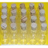 SMALL, LITTLE, NEW, GLASS BOTTLES, 40, CLEAR, MINIATURE, SMALL, STORAGE BOTTLES, with, CORKS, GLASS, MINI, BOTTLE, is 1-7/16" TALL x 1/2" WIDE, 40, BOTTLES, &, 40, CORKS,# Great for Doll Houses # Nice, Storage, Container, for small quantities of items # Great Storage Containers for Gold Nuggets # Can be used for a necklace. SMALL bottle, has unlimited uses, Perfume bottle, storage bottle, for gold nuggets when panning for gold