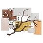 SEI Abstract Cherry Blossom Wall Sculpture