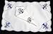 Set of 4 Table Place Settings (4 Placemats/4 Napkins) in a Blue Celtic Tree of Life Design