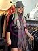 Lovequotes Linen/Viscose Scarf in Cocoshell as seen on Lindsay Lohan