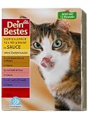 Dein Bestes Katze Multipack Beutel Kaninchen + Geflügel in Sauce, 2er Pack (2 x 1.2 kg)