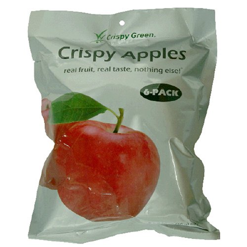 Crispy Green Fruit Snacks, Crispy Apples, 2.2-Ounce Pouches (Pack of 3)