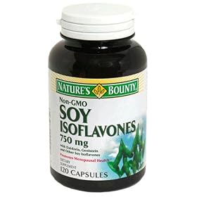 Nature's Bounty Soy Isoflavones, Non-GMO, 120 Capsules
