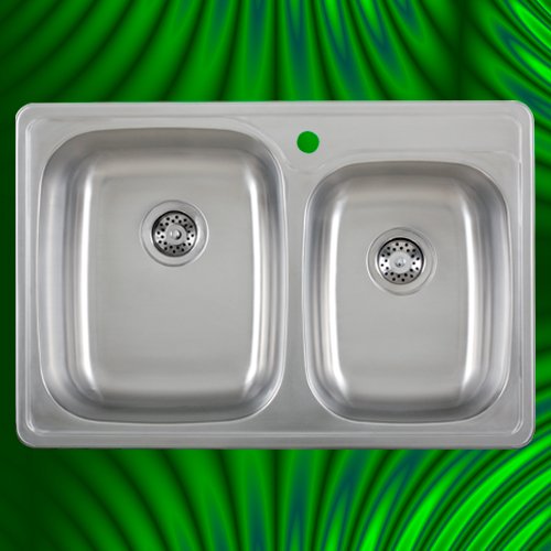 Phoenix 18 Gauge Overmount Sink 33