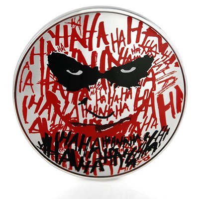  OFFICIALLY LICENSED JOKER HEATH LEDGER DARK KNIGHT HA HA BATMAN BELT BUCKLE