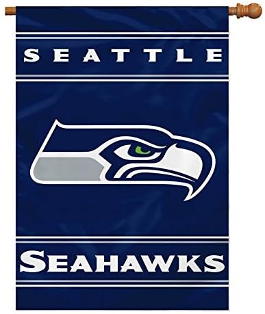 NFL Two Sided Banners (Size:28" x 40" Color:Seattle Seahawks Seattle Seahawks) by Fremont Die