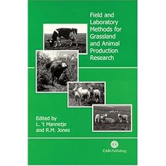 Field and Laboratory Methods for Grassland and Animal Production Research (Cabi)
