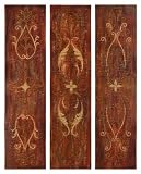 Set of 3 Elegant Panel Art Accents