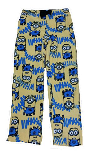 Despicable Me Minions Whaaaaa?! Plush Fleece Sleep Pants