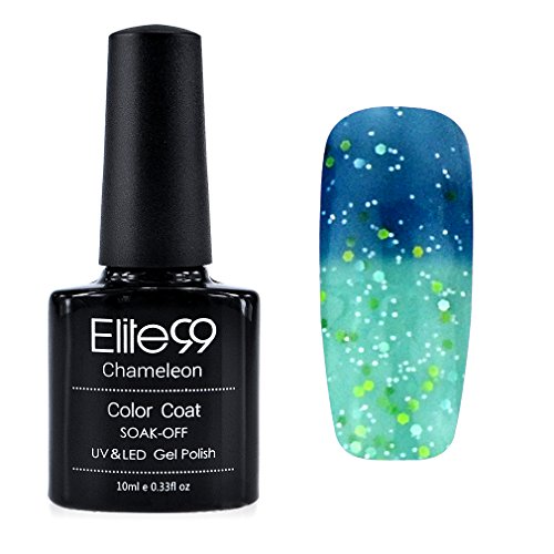 Chameleon Temperature Changing Colour Nail Lacquers Soak Off UV LED Gel Polish Teal - Medium Aquamarine Chameleon Temperature Changing Colour Nail Lacquers Soak Off UV LED Gel Polish Teal - Medium Aquamarine