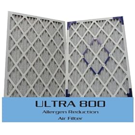 10x24x1 (9.4x23.4) True MERV 8 Pleated Air Filter MPR 800 (6-Pack)