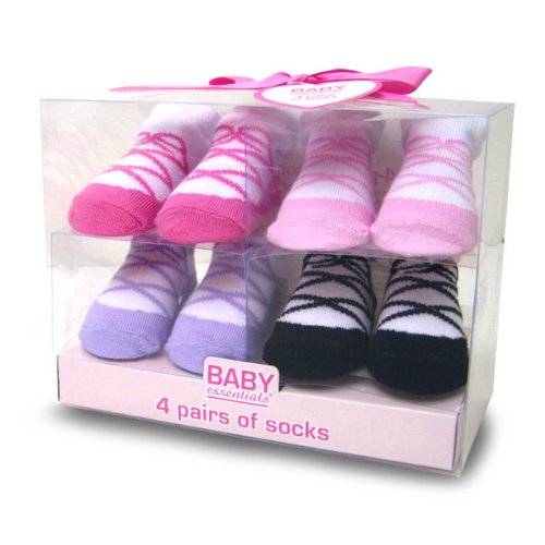 Baby Essentials Socks, 4 Pack