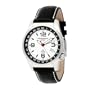 Torgoen Swiss Men's T05105 Dual Time Zone Leather Strap Watch