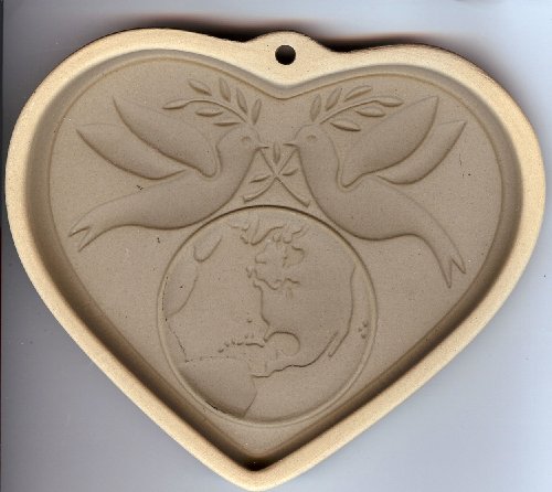 Pampered Chef Peace on Earth Cookie Mold 2926
