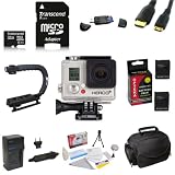GoPro HERO3+ Silver Edition Camera With Special Edition Hero3+ Essential Accessory Kit 