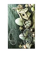 Huella deco Felpudo de Vinilo (Gris/Multicolor)