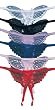 Sheer Butterfly Applique Crotchless Panty With Pearl And Sequined Details