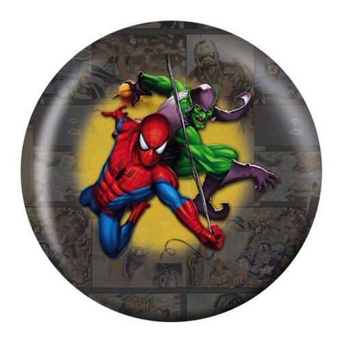 Spiderman vs. Green Bowling Ball